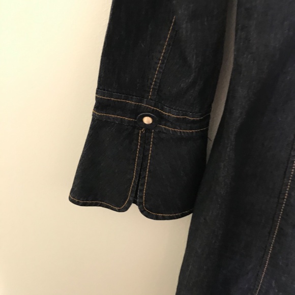 Bisou Bisou black denim coat - Picture 4 of 6